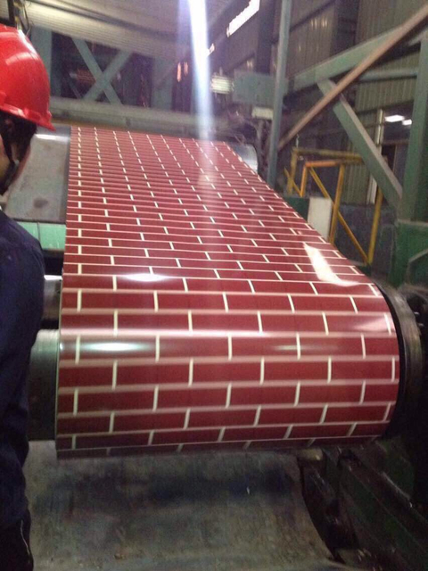 Block Pattern Prepainted Alu-zinc Steel Coil 